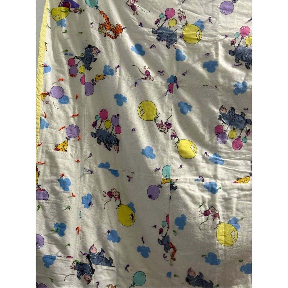 Vintage Disney POOH 1994 Baby Quilted Blanket Cutter 44x56